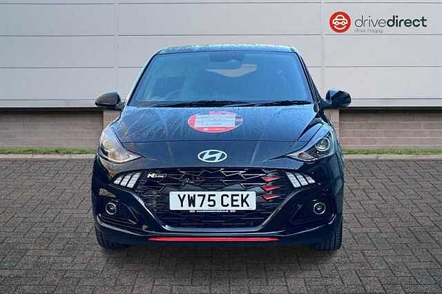 Hyundai I10 1.0 T-GDi N Line Hatchback 5dr Petrol Manual Euro 6 (s/s) (90 ps) Black