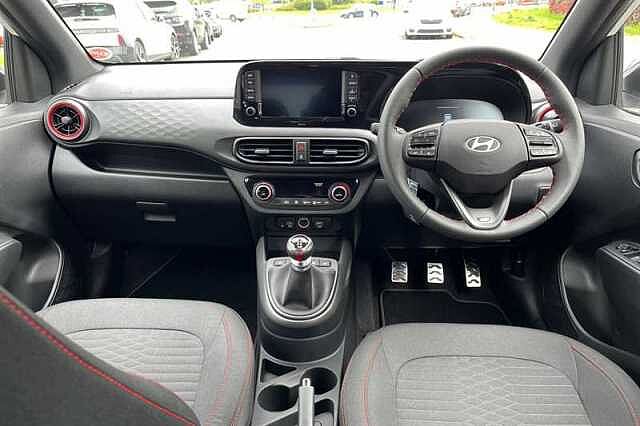 Hyundai I10 1.0 T-GDi N Line Hatchback 5dr Petrol Manual Euro 6 (s/s) (90 ps) White