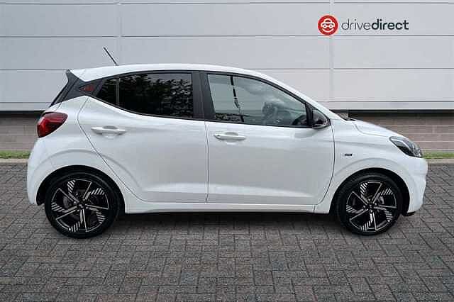 Hyundai I10 1.0 T-GDi N Line Hatchback 5dr Petrol Manual Euro 6 (s/s) (90 ps) White