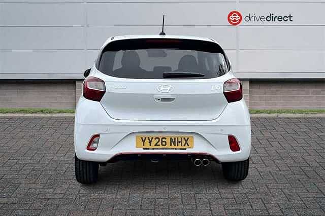 Hyundai I10 1.0 T-GDi N Line Hatchback 5dr Petrol Manual Euro 6 (s/s) (90 ps) White
