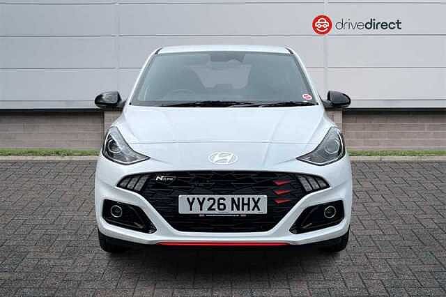 Hyundai I10 1.0 T-GDi N Line Hatchback 5dr Petrol Manual Euro 6 (s/s) (90 ps) White