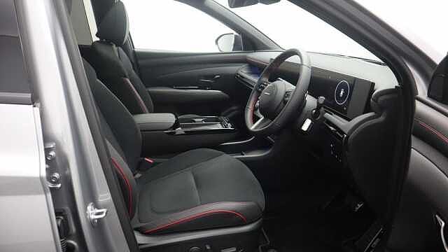 Hyundai TUCSON 1.6 T-GDi N Line S SUV 5dr Petrol Hybrid Auto Euro 6 (s/s) (215 ps) Shimmering Silver