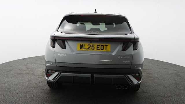 Hyundai TUCSON 1.6 T-GDi N Line S SUV 5dr Petrol Hybrid Auto Euro 6 (s/s) (215 ps) Shimmering Silver