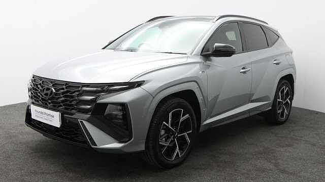 Hyundai TUCSON 1.6 T-GDi N Line S SUV 5dr Petrol Hybrid Auto Euro 6 (s/s) (215 ps) Shimmering Silver