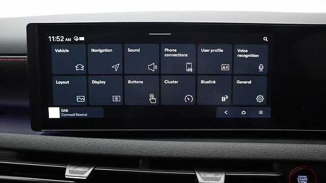 Hyundai TUCSON 1.6 T-GDi N Line SUV 5dr Petrol Hybrid Auto Euro 6 (s/s) (215 ps) Grey
