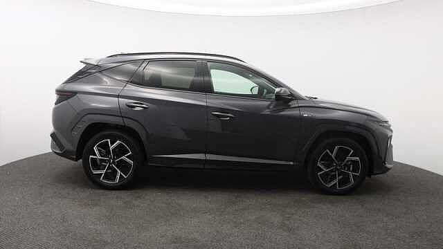 Hyundai TUCSON 1.6 T-GDi N Line SUV 5dr Petrol Hybrid Auto Euro 6 (s/s) (215 ps) Grey