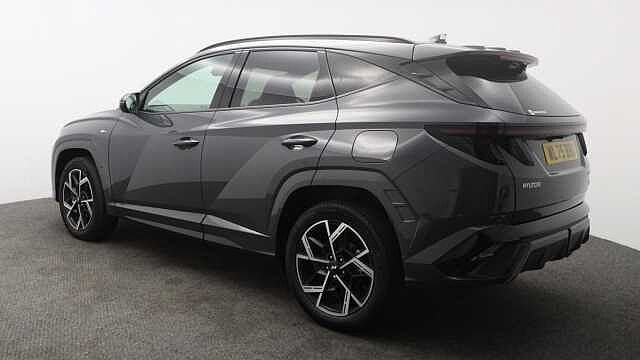 Hyundai TUCSON 1.6 T-GDi N Line SUV 5dr Petrol Hybrid Auto Euro 6 (s/s) (215 ps) Grey