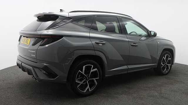 Hyundai TUCSON 1.6T N Line SUV 5dr Petrol Hybrid Auto Euro 6 (s/s) (239 ps) Grey