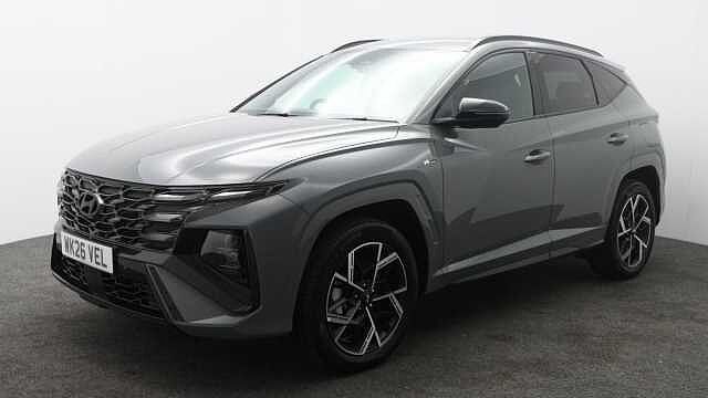 Hyundai TUCSON 1.6T N Line SUV 5dr Petrol Hybrid Auto Euro 6 (s/s) (239 ps) Grey