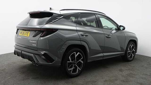 Hyundai TUCSON 1.6T Hybrid N Line Edition SUV 5dr Petrol Hybrid Auto Euro 6 (s/s) (239 ps) Grey