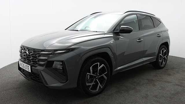 Hyundai TUCSON 1.6T Hybrid N Line Edition SUV 5dr Petrol Hybrid Auto Euro 6 (s/s) (239 ps) Grey
