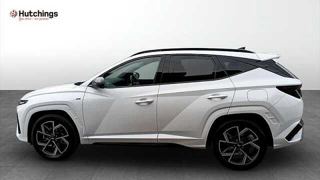 Hyundai TUCSON 1.6T-GDI HYBRID N LINE S 5DR AUTOMATIC White
