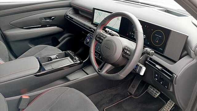 Hyundai TUCSON 1.6T-GDI HYBRID N LINE S 5DR AUTOMATIC White