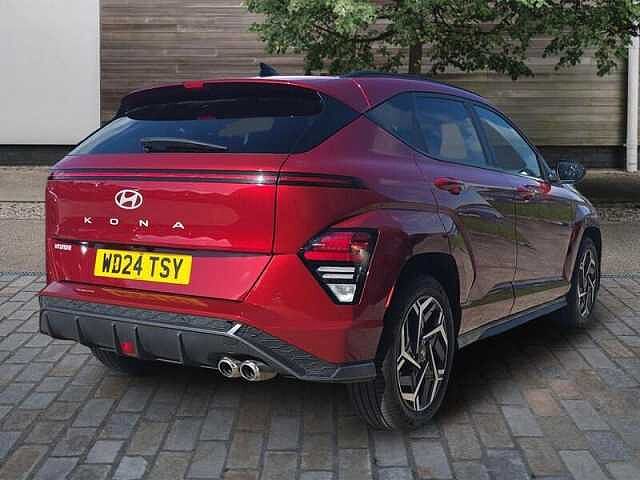 Hyundai KONA 1.6 T-GDi N Line S SUV 5dr Petrol DCT Euro 6 (s/s) (198 ps) Red