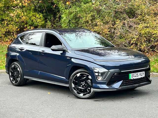 Hyundai KONA 65.4kWh N Line SUV 5dr Electric Auto (218 ps) Blue