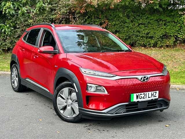 Hyundai KONA 64kWh Premium SE SUV 5dr Electric Auto (7kW Charger) (204 ps) Red