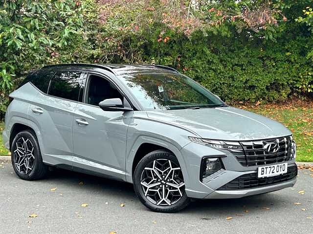 Hyundai TUCSON 1.6 h T-GDi N Line SUV 5dr Petrol Hybrid Auto Euro 6 (s/s) (230 ps) Grey