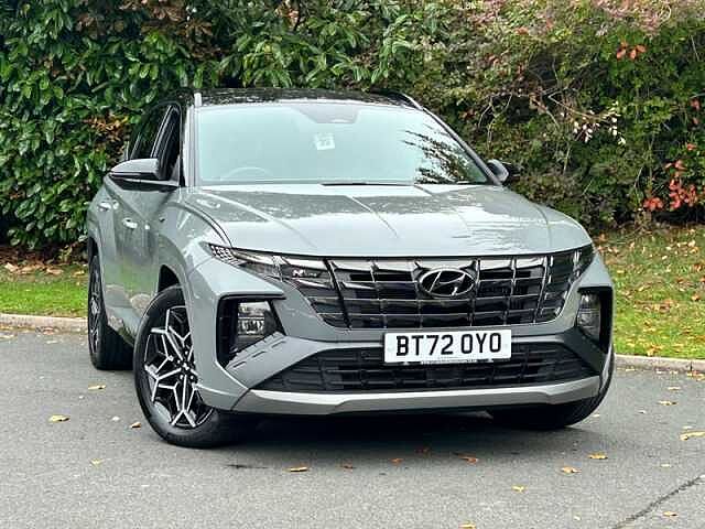 Hyundai TUCSON 1.6 h T-GDi N Line SUV 5dr Petrol Hybrid Auto Euro 6 (s/s) (230 ps) Grey