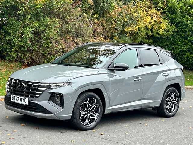 Hyundai TUCSON 1.6 h T-GDi N Line SUV 5dr Petrol Hybrid Auto Euro 6 (s/s) (230 ps) Grey