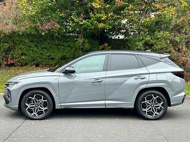 Hyundai TUCSON 1.6 h T-GDi N Line SUV 5dr Petrol Hybrid Auto Euro 6 (s/s) (230 ps) Grey