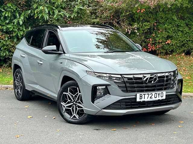 Hyundai TUCSON 1.6 h T-GDi N Line SUV 5dr Petrol Hybrid Auto Euro 6 (s/s) (230 ps) Grey