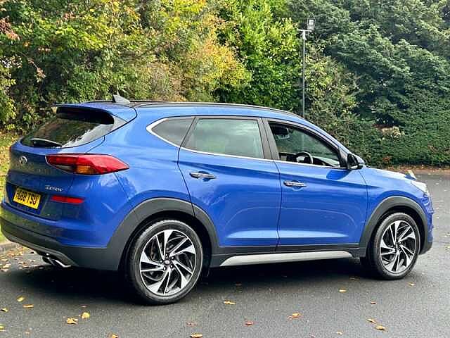 Hyundai TUCSON 1.6 T-GDi Premium SE SUV 5dr Petrol DCT Euro 6 (s/s) (177 ps) Blue