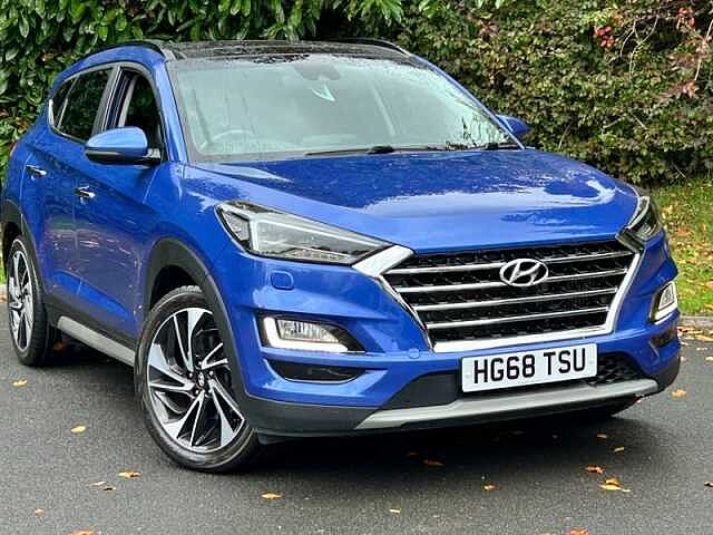 Hyundai TUCSON 1.6 T-GDi Premium SE SUV 5dr Petrol DCT Euro 6 (s/s) (177 ps) Blue