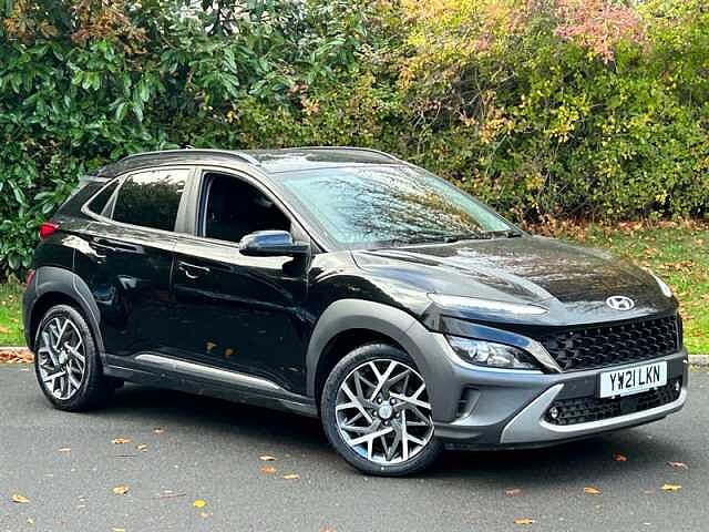 Hyundai KONA 1.6 h-GDi Premium SUV 5dr Petrol Hybrid DCT Euro 6 (s/s) (141 ps) Black