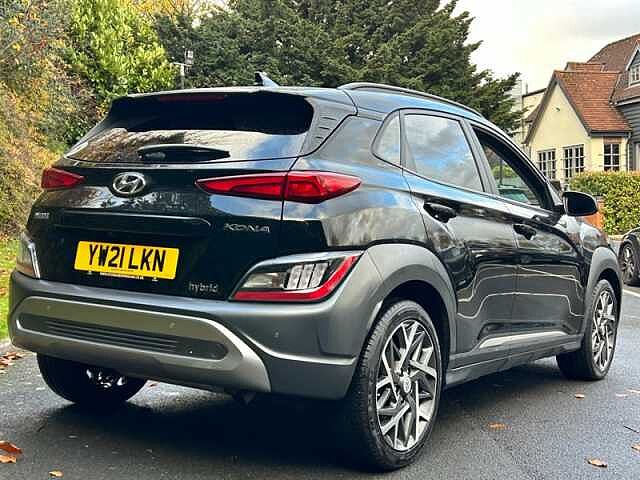 Hyundai KONA 1.6 h-GDi Premium SUV 5dr Petrol Hybrid DCT Euro 6 (s/s) (141 ps) Black