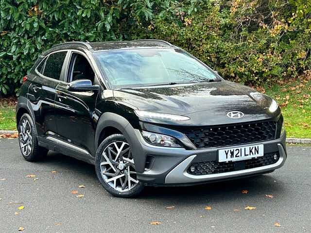 Hyundai KONA 1.6 h-GDi Premium SUV 5dr Petrol Hybrid DCT Euro 6 (s/s) (141 ps) Black