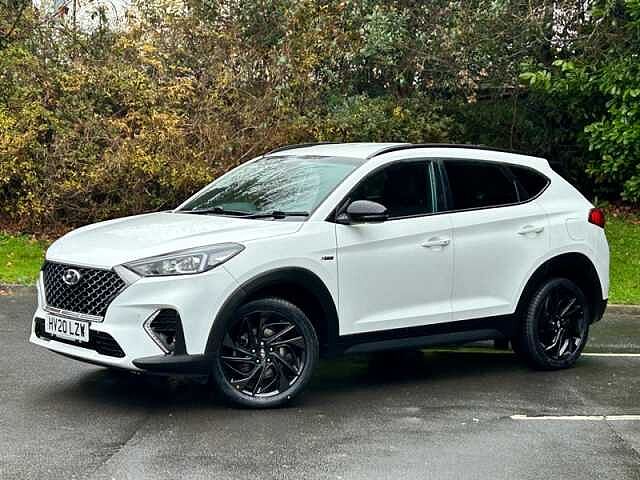 Hyundai TUCSON 1.6 T-GDi N Line SUV 5dr Petrol Manual Euro 6 (s/s) (177 ps) White