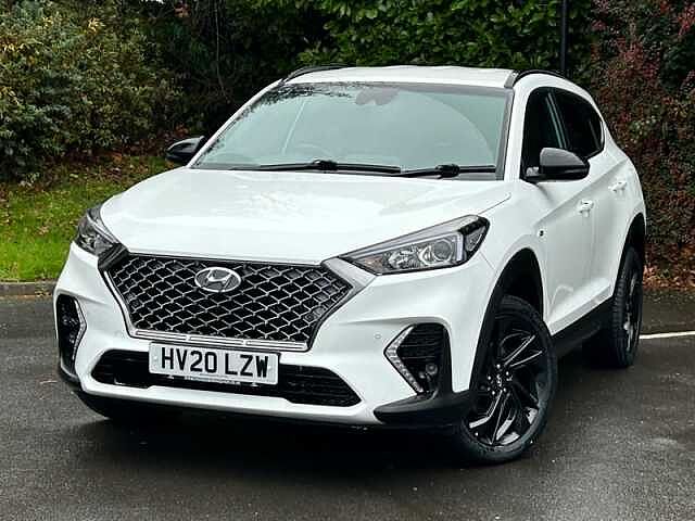 Hyundai TUCSON 1.6 T-GDi N Line SUV 5dr Petrol Manual Euro 6 (s/s) (177 ps) White
