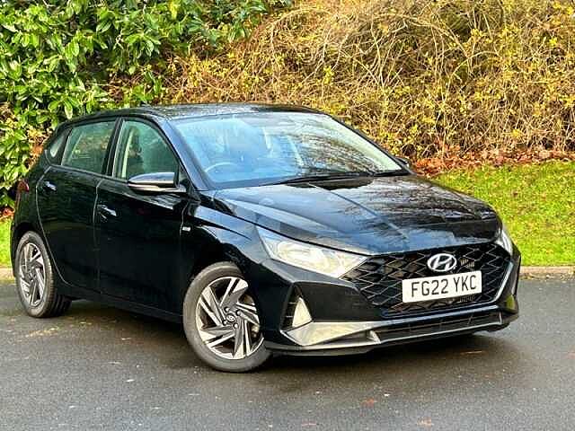 Hyundai I20 1.0 T-GDi MHEV SE Connect Hatchback 5dr Petrol Hybrid Manual Euro 6 (s/s) (100 p Black