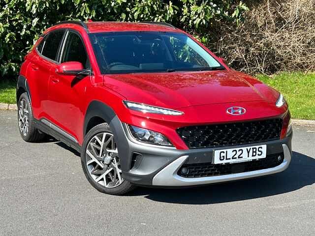 Hyundai KONA 1.6 h-GDi Premium SUV 5dr Petrol Hybrid DCT Euro 6 (s/s) (141 ps) Red