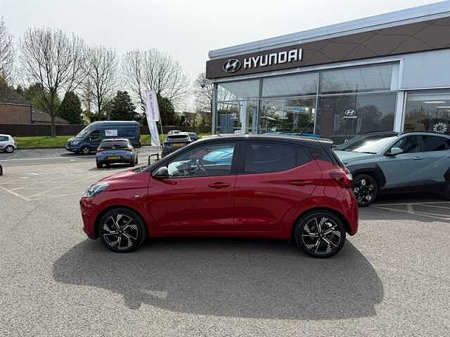 Hyundai I10 1.0 T-GDi N Line Hatchback 5dr Petrol Manual Euro 6 (s/s) (90 ps) Red