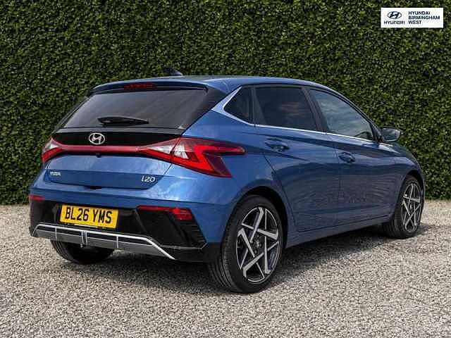 Hyundai I20 1.0 T-GDi Tech Line Hatchback 5dr Petrol Manual Euro 6 (s/s) (90 ps) Blue
