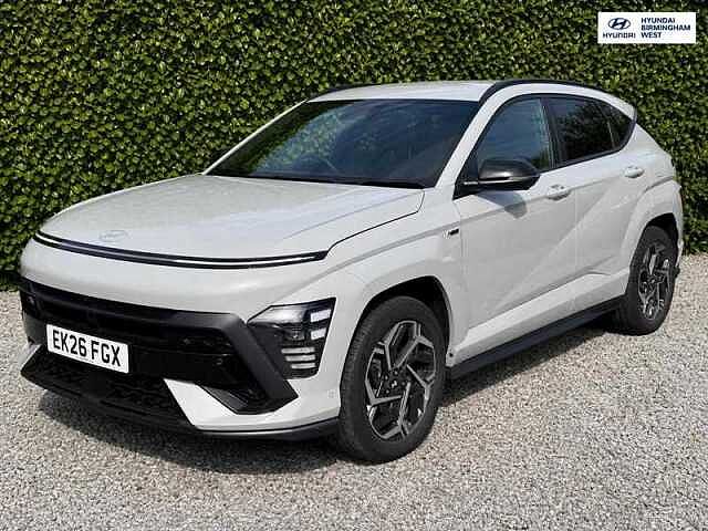 Hyundai KONA 1.6 h-GDi N Line S SUV 5dr Petrol Hybrid DCT Euro 6 (s/s) (138 ps) Grey