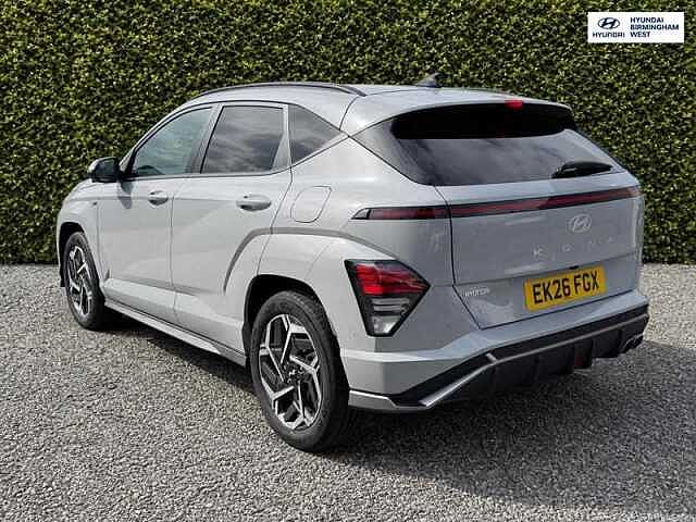 Hyundai KONA 1.6 h-GDi N Line S SUV 5dr Petrol Hybrid DCT Euro 6 (s/s) (138 ps) Grey