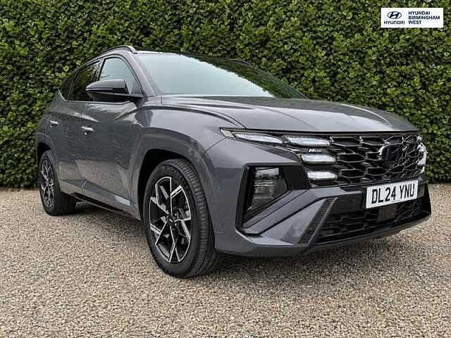 Hyundai TUCSON 1.6 T-GDi N Line S SUV 5dr Petrol Hybrid Auto Euro 6 (s/s) (215 ps) Grey