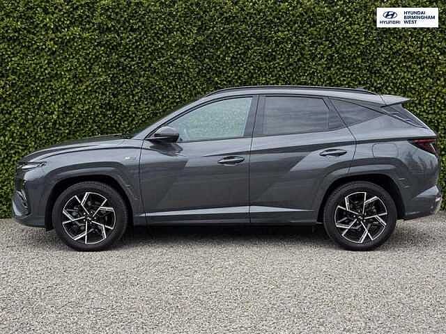 Hyundai TUCSON 1.6 T-GDi N Line S SUV 5dr Petrol Hybrid Auto Euro 6 (s/s) (215 ps) Grey