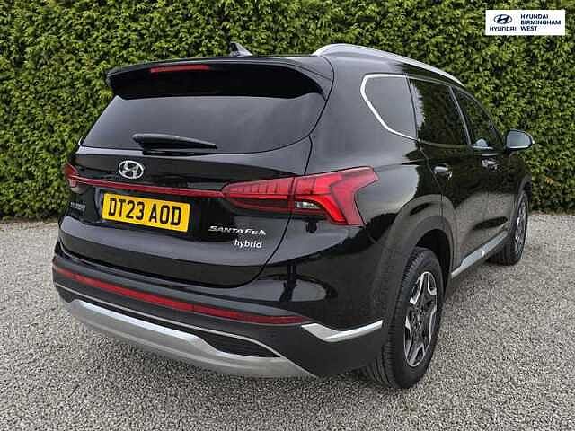 Hyundai SANTA FE 1.6 h T-GDi Premium SUV 5dr Petrol Hybrid Auto Euro 6 (s/s) (230 ps) Black