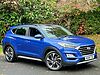 Hyundai TUCSON 1.6 T-GDi Premium SE SUV 5dr Petrol DCT Euro 6 (s/s) (177 ps) Blue