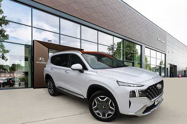 Hyundai SANTA FE 1.6 TGDi Hybrid Ultimate 5dr Auto White