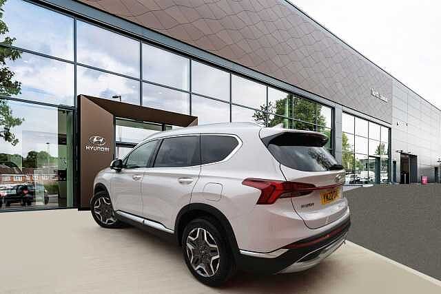 Hyundai SANTA FE 1.6 TGDi Hybrid Ultimate 5dr Auto White