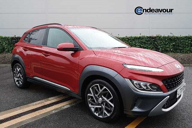 Hyundai KONA 1.6 GDi Hybrid Ultimate 5dr DCT Red