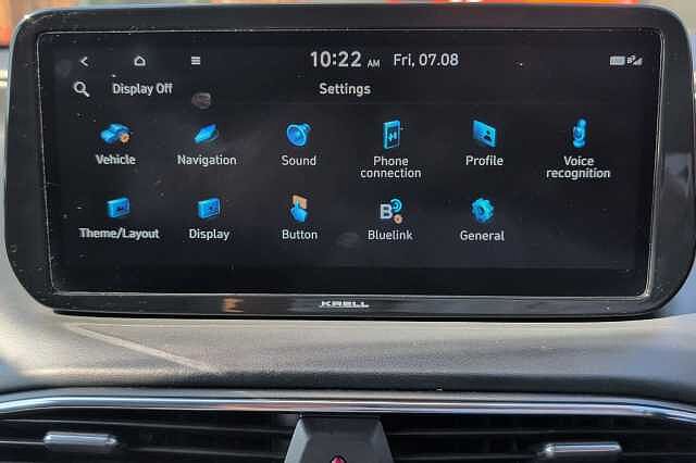 Hyundai SANTA FE 1.6 TGDi Hybrid Premium 5dr Auto Blue