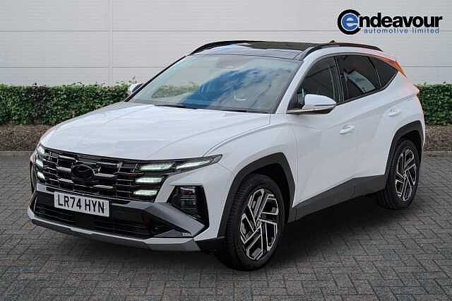 Hyundai TUCSON 1.6T Hybrid Ultimate 5dr Auto White