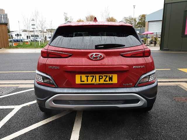 Hyundai KONA 1.6 GDi Hybrid Ultimate 5dr DCT Red