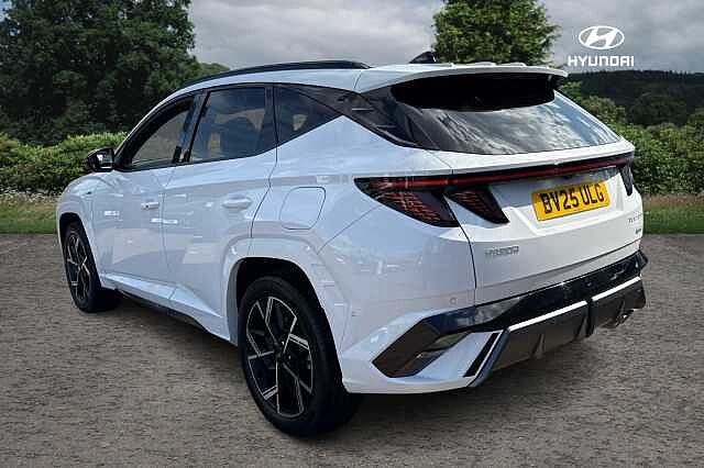 Hyundai TUCSON 1.6T Hybrid N Line S 5dr Auto Atlas White