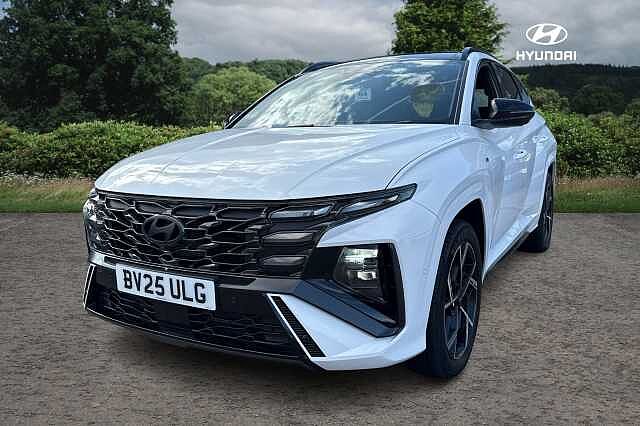 Hyundai TUCSON 1.6T Hybrid N Line S 5dr Auto Atlas White